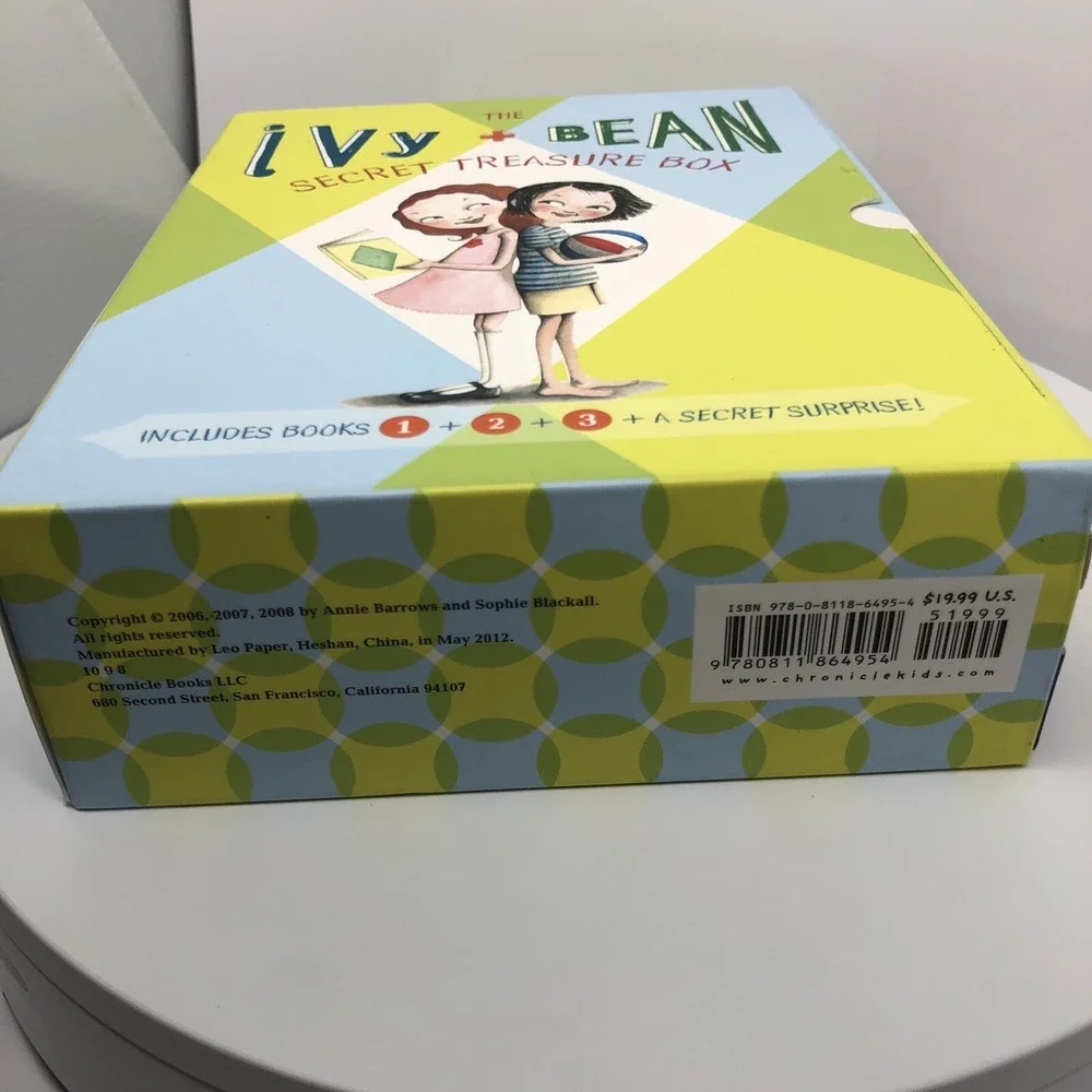 Ivy & Bean 1-3 Book Set + Secret Box & Journal Annie Barrows Like‎ New Books
